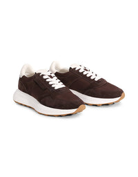 Blakely Sneakers Chocolate Suede