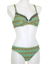 Blue Green Geo Bikini