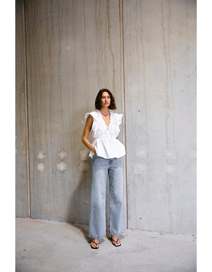 Bobbie Top Ivory