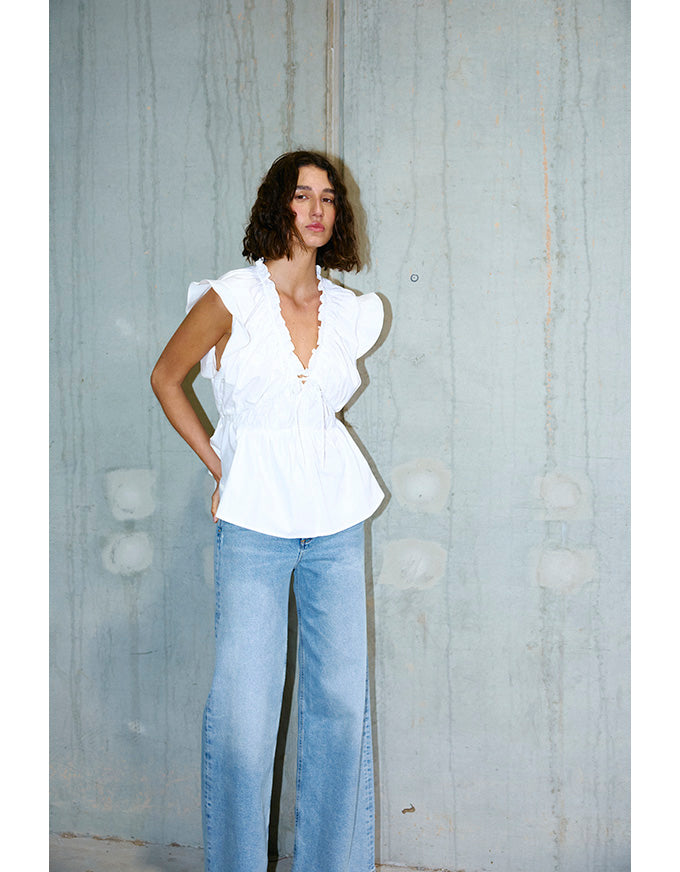 Bobbie Top Ivory