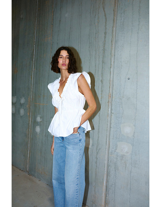 Bobbie Top Ivory