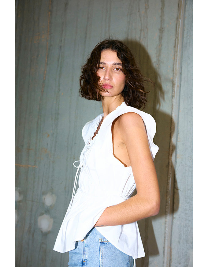 Bobbie Top Ivory