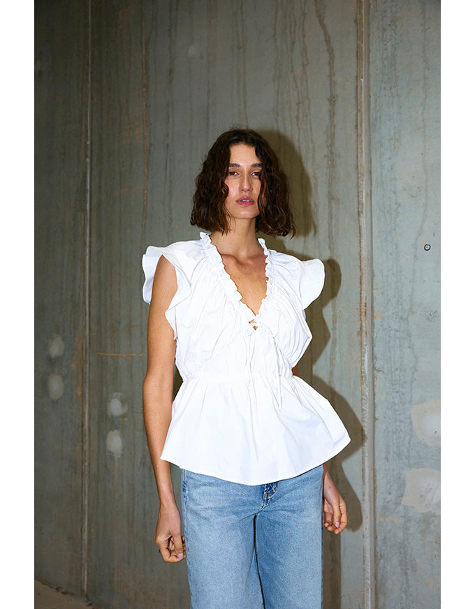 Bobbie Top Ivory