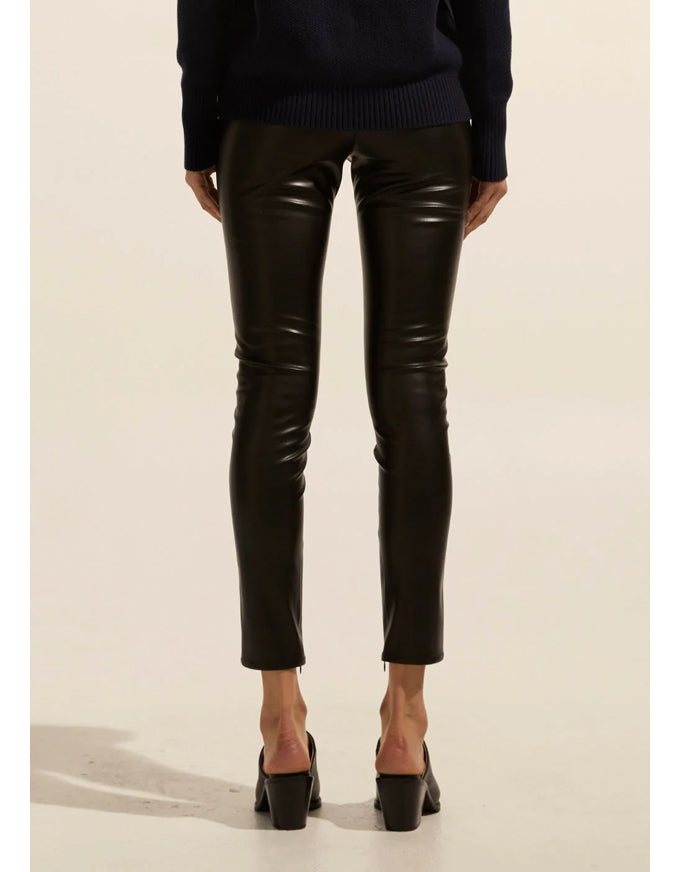 Bolt Leatherette Pant Black