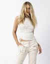 Bouquet Tie Top White