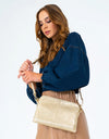 Bowery Wallet Gold Crinkle