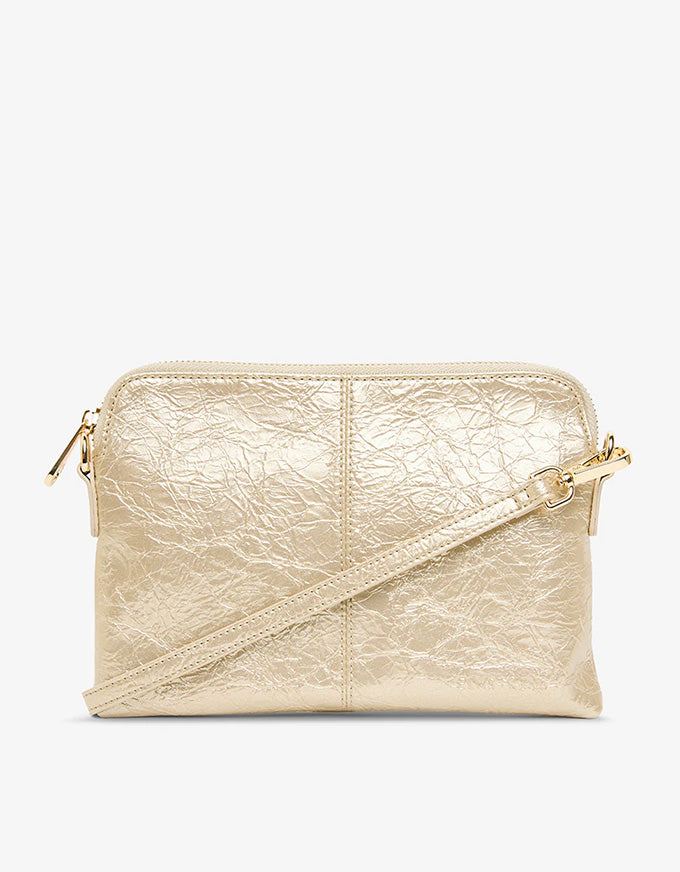 Bowery Wallet Gold Crinkle