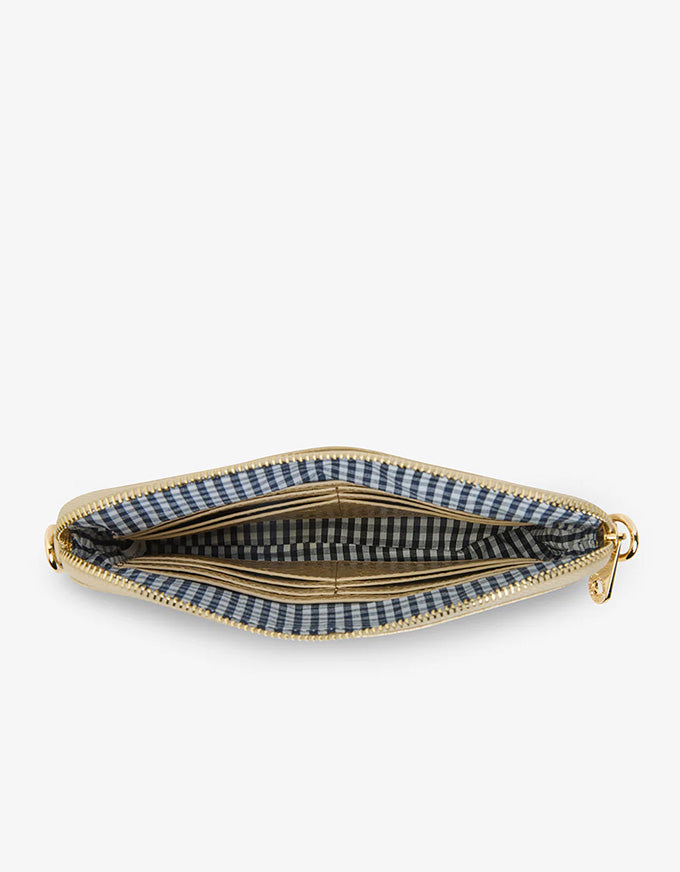 Bowery Wallet Gold Crinkle