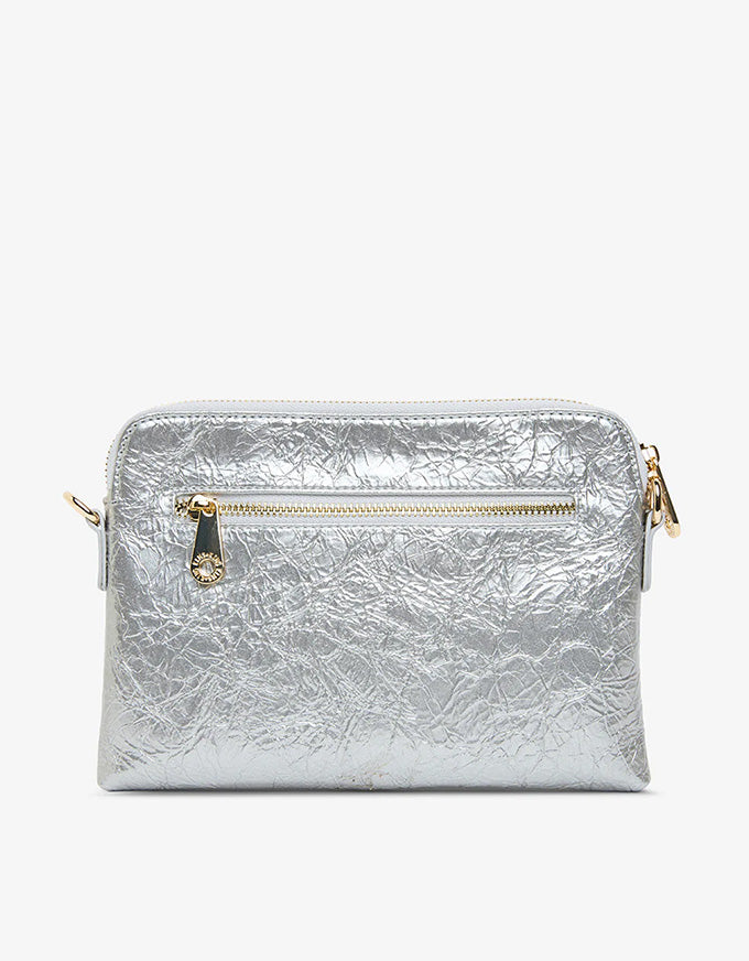 Bowery Wallet Silver Crinkle