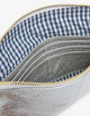 Bowery Wallet Silver Crinkle
