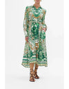 Corridor Of Calm Waist Tie Shirt Dress