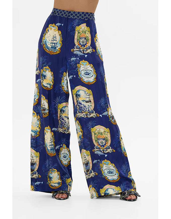The Song Of Saint Anthony Wide Leg Waisted Pant