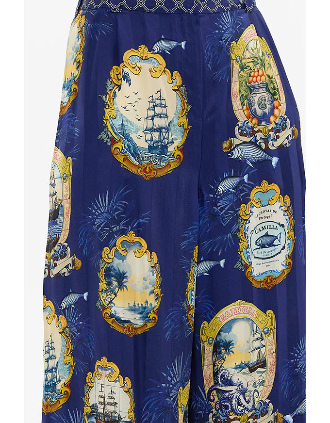 The Song Of Saint Anthony Wide Leg Waisted Pant