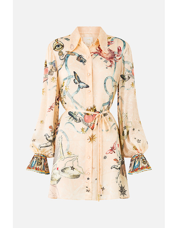 House Of Horoscopes Shift Shirt Dress