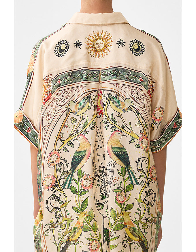 House Of Horoscopes Oversized Pocked Tunic