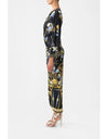 Ottoman Elegance Long Split Front Twist Dress