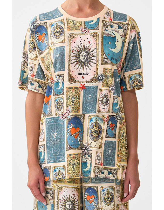 My Lucky Stars Oversized Band Tee