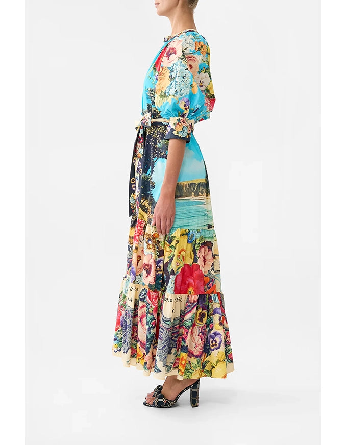 Tiered Shirt Dress Bathing Bombshell