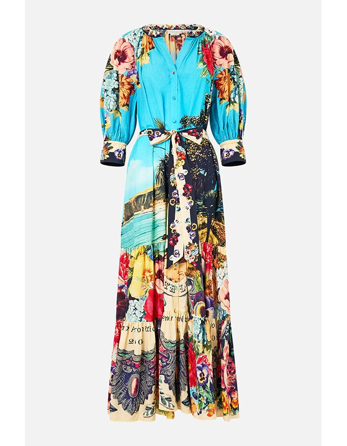 Tiered Shirt Dress Bathing Bombshell