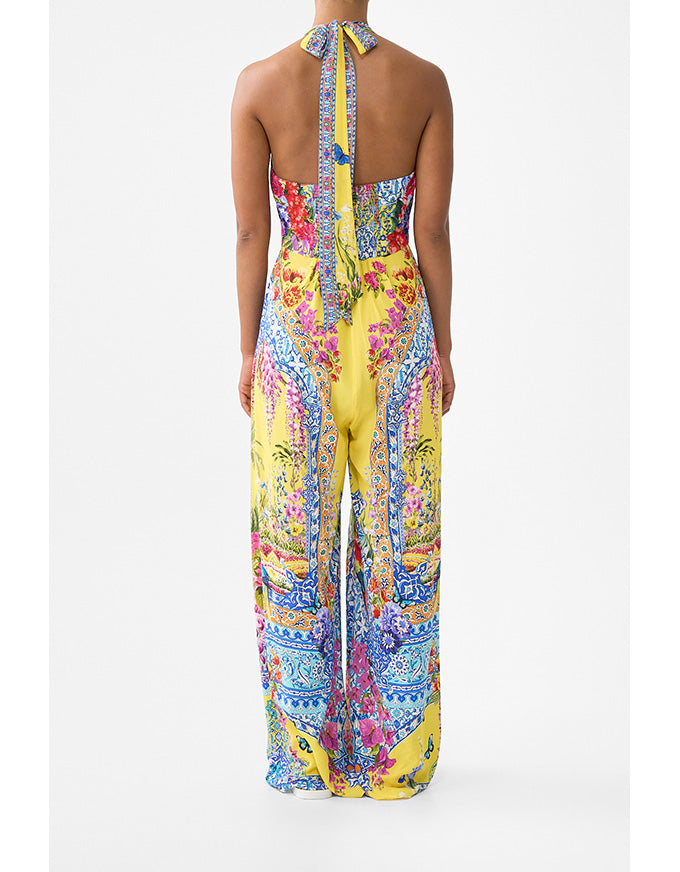 Sultanahmet Summer Halterneck Jumpsuit