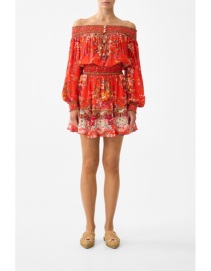 Off Shoulder Short Dress Olé Olé
