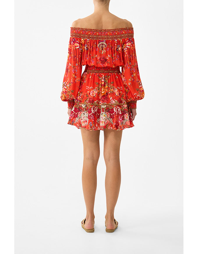 Off Shoulder Short Dress Olé Olé