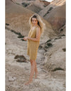 Mini Dress Ochre - 100% Hemp