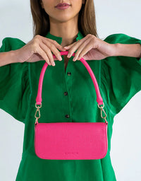 Calabria Baguette Bag Fuchsia