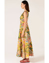 Canary Maxi Wrap Dress Linen