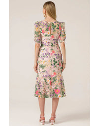 Cardelina Dress Lavender Pink Foral