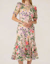 Cardelina Dress Lavender Pink Foral