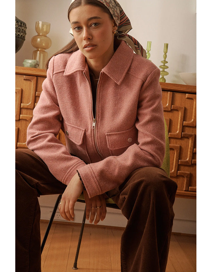 Carla Jacket Musk Pink