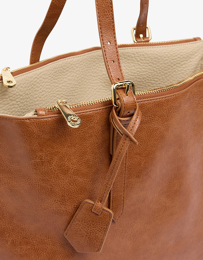 Carmine Tote Tan & Oyster
