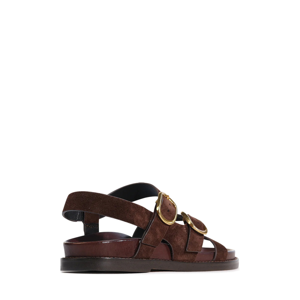 Carmins Espresso Suede Sandals