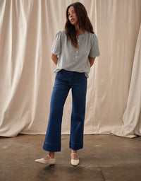 Celeste Pant Mid West Blue