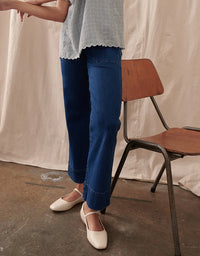 Celeste Pant Mid West Blue