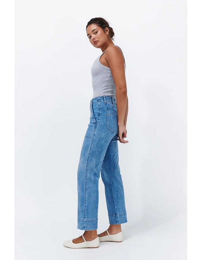 Celeste Pant Long 70's Blue
