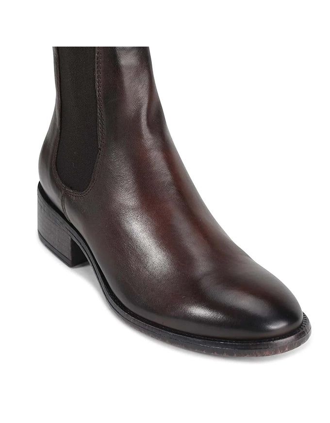 Celina Leather Boot Chestnut
