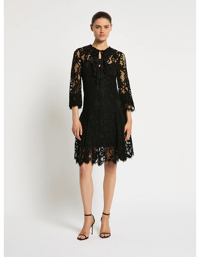 Chantel Dress Black - Made in Australia