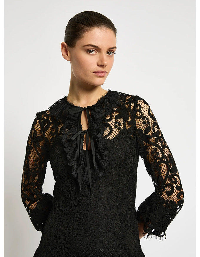 Chantel Dress Black - Made in Australia