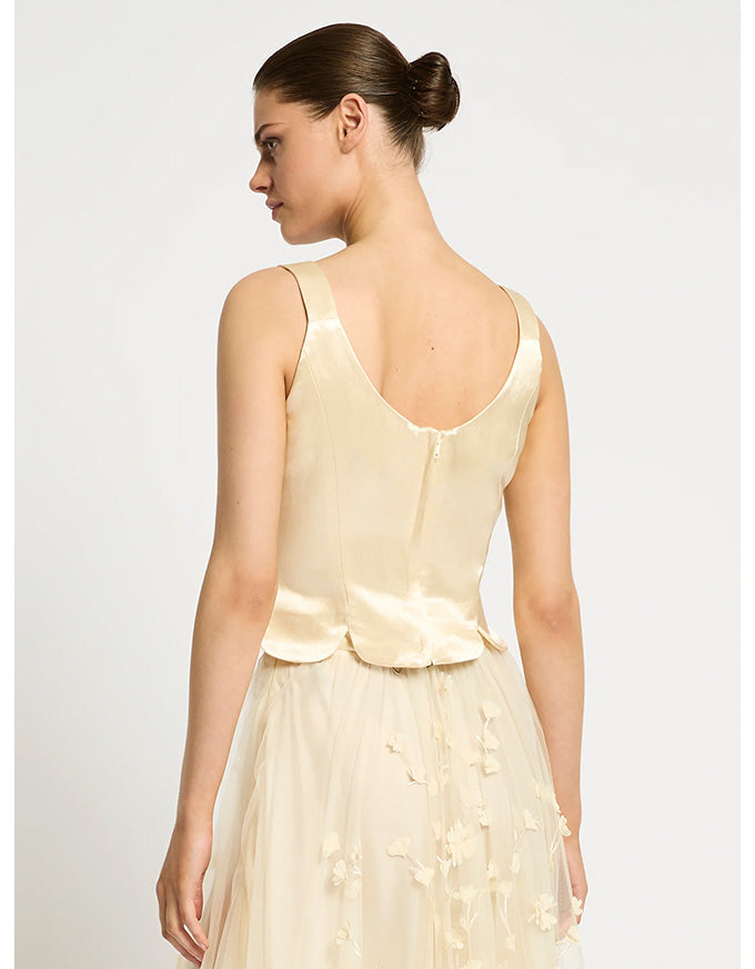 Bianca Bustier Buttermilk