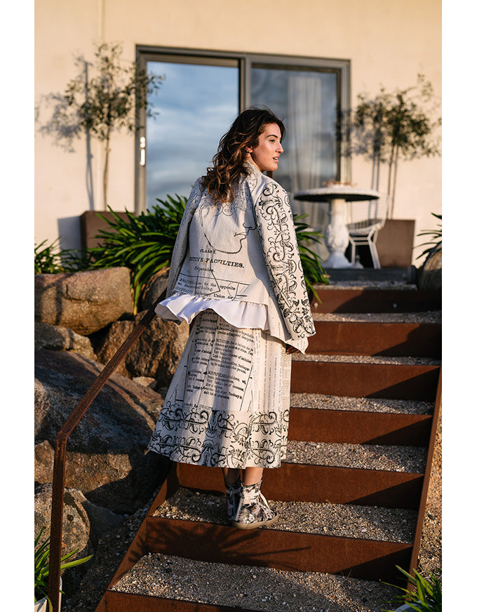 Splice Phrenology Silk Frill Jacket