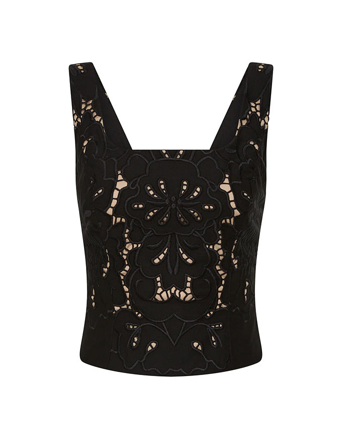 Colette Bustier Black - Australian Made