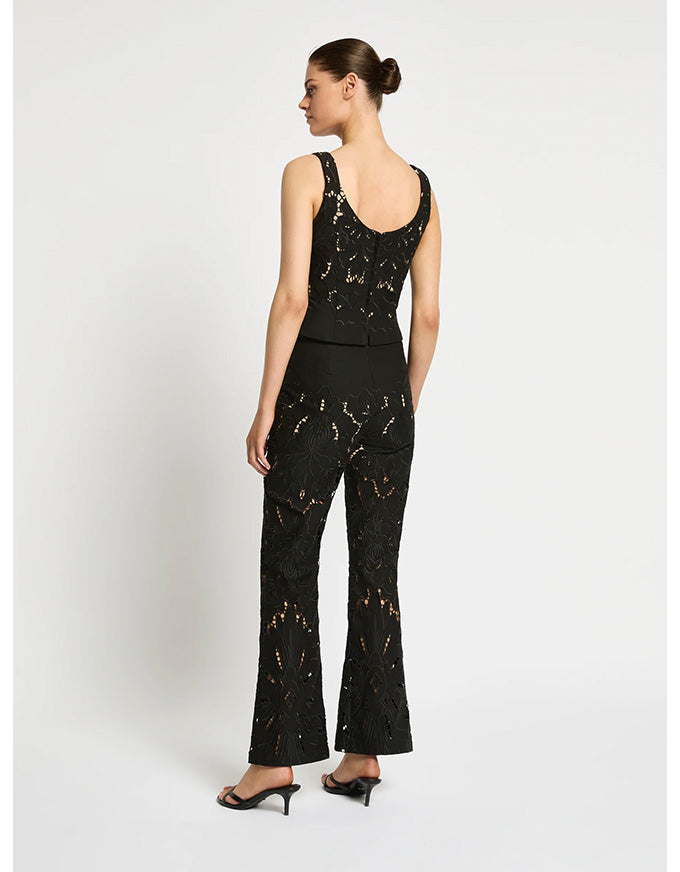 Colette Pant Black Lace - Australian Made