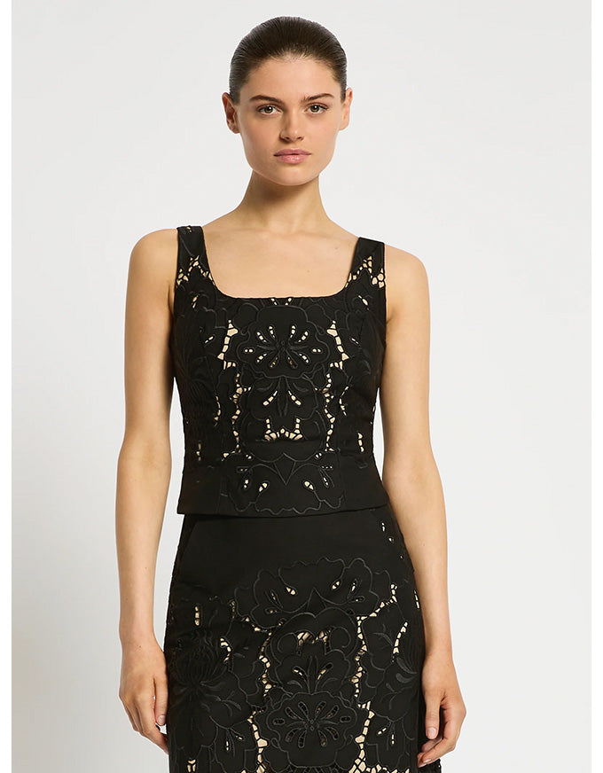 Colette Bustier Black - Australian Made