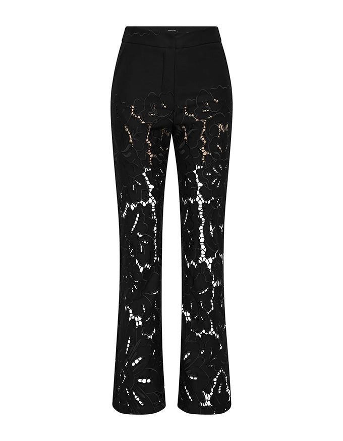 Colette Pant Black Lace - Australian Made