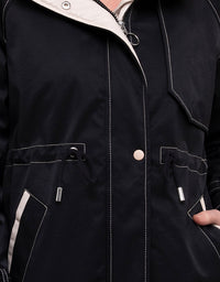Contrast Stitch Jacket Black/Chino