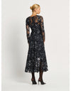 Cynthia Midi Dress Black & Navy