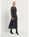 Cynthia Midi Dress Black & Navy