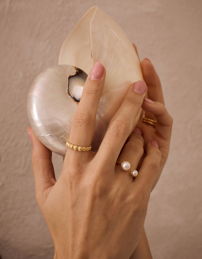 Soul Protector Ring 18KT YGP